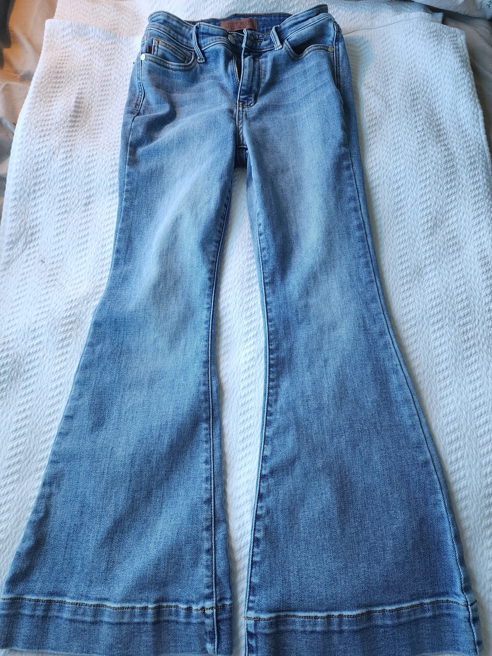 Judy Blue Light Blue Flare Jeans